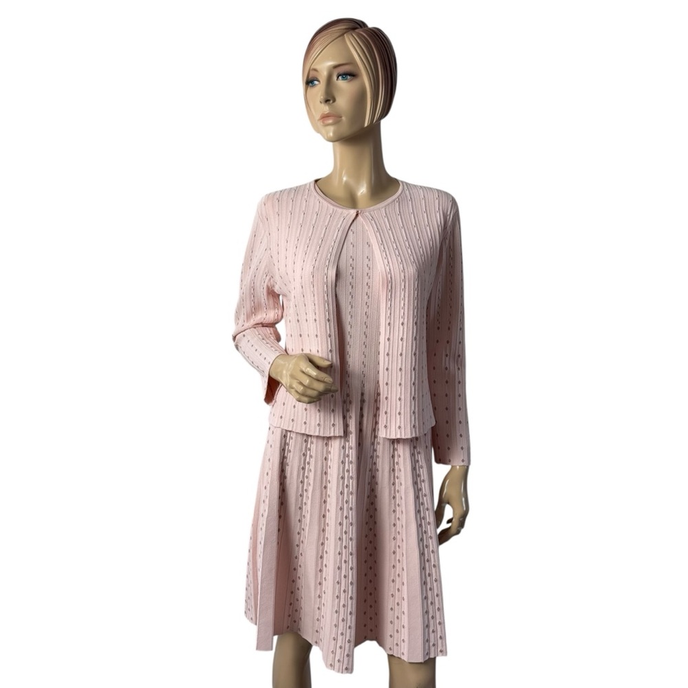 Ted Baker Vellia Knit Skater Dress Dominna Cardigan Size 3